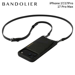 �o���h�����[ BANDOLIER �X�}�z�V�����_�[ iPhone17 17Pro 17Pro Max �X�}�z�P�[�X �A�C�t�H�� �G�} �s���[�^�[ �����Y ���f�B�[�X EMMA PEWTER �u���b�N �� 10EMM
