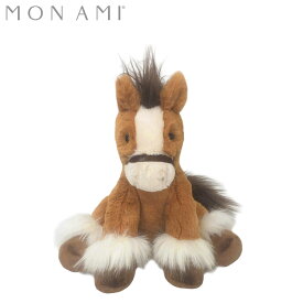 【最大1000円オフクーポン発行中】 MON AMI モナミ ぬいぐるみ おもちゃ 人形 うま トリュフ ザ ホース ベビー キッズ 3歳から 子供 男の子 女の子 ブラウン ST1007