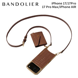 �o���h�����[ BANDOLIER �X�}�z�V�����_�[ iPhone17 17Pro 17Pro Max iPhone Air �X�}�z�P�[�X �A�C�t�H�� �P�C�V�[ �}�O�Z�[�t �N���R �����Y ���f�B�[�X CASEY CHROME BROWN CROC �u���E�� 12CAS