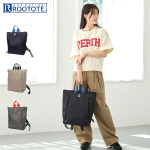 ���[�g�[�g ROOTOTE �g�[�g�o�b�O �����b�N �o�b�N�p�b�N �Z�I���[ ���C�g �E�H�[�^�[ ���y�����g ���f�B�[�X ��e�� �ʊw A4 �t�@�X�i�[�t�� CEOROO LIGHT WATER REPELLENT �u���b�N �A�C�{���[ �O���[ 