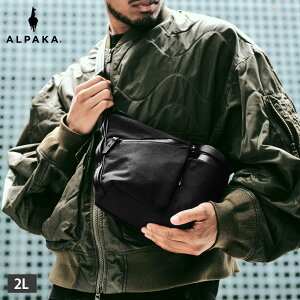 �A���p�J ALPAKA �o�b�O �V�����_�[�o�b�O �X�����O�o�b�O �����Y ���f�B�[�X 2L �΂߂��� ���� �y�� �ϋv �R���p�N�g FLOW SATCHEL �u���b�N �� 4184