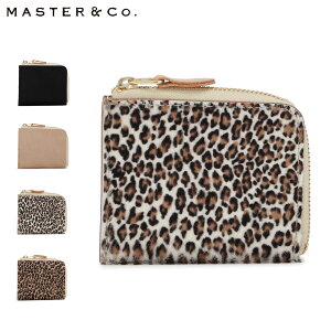 �}�X�^�[�A���h�R�[ MASTER&Co. ���z �~�j �R�C���P�[�X ���K���� �w�A�J�[�t�~�j�E�H���b�g �����Y ���f�B�[�X �R���p�N�g �{�v L���t�@�X�i�[ HAIRCALF MINI WALLET �u���b�N �x�[�W�� ���I�p�[�h 