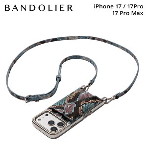�y�ő�1000�~�I�t�N�[�|�����s���z �o���h�����[ BANDOLIER �X�}�z�V�����_�[ iPhone17 17Pro 17Pro Max �X�}�z�P�[�X �A�C�t�H�� �h�i �N���[�� �����Y ���f�B�[�X DONNA CHROME LIGHT BLUE ���C�g �u���[ 12DON