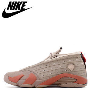NIKE ナイキ エアジョーダン14 クロット スニーカー メンズ コラボ AIR JORDAN 14 LOW SP CLOT ライト ブラウン DC9857-200 【zzi】 【返品不可】