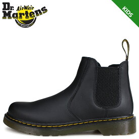 【最大1000円OFFクーポン配布中】 Dr.Martens ドクターマーチン バンザイ サイドゴア チェルシーブーツ キッズ CORE KIDS BANZAI ブラック 黒 R16708001