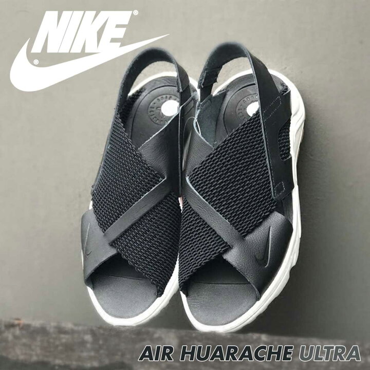 楽天市場 最大600円offクーポン Nike ナイキ エア ハラチ ウルトラ サンダル W Air Huarache Ultra レディース メンズ ブラック 黒 5118 001 シュガーオンラインショップ