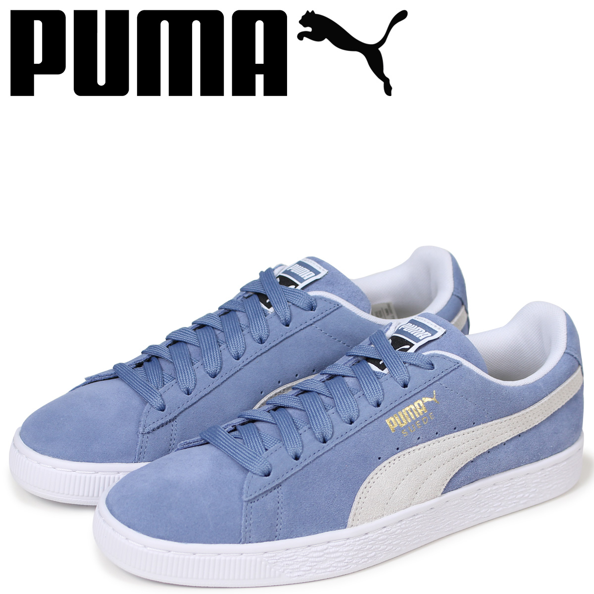 puma shoes suede blue