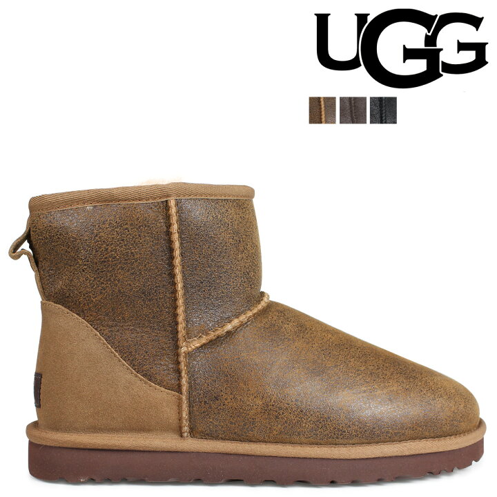 楽天市場 最大1000円offクーポン アグ Ugg メンズ クラシック ミニ ムートンブーツ Mens Classic Mini Bomber シープスキン シュガーオンラインショップ