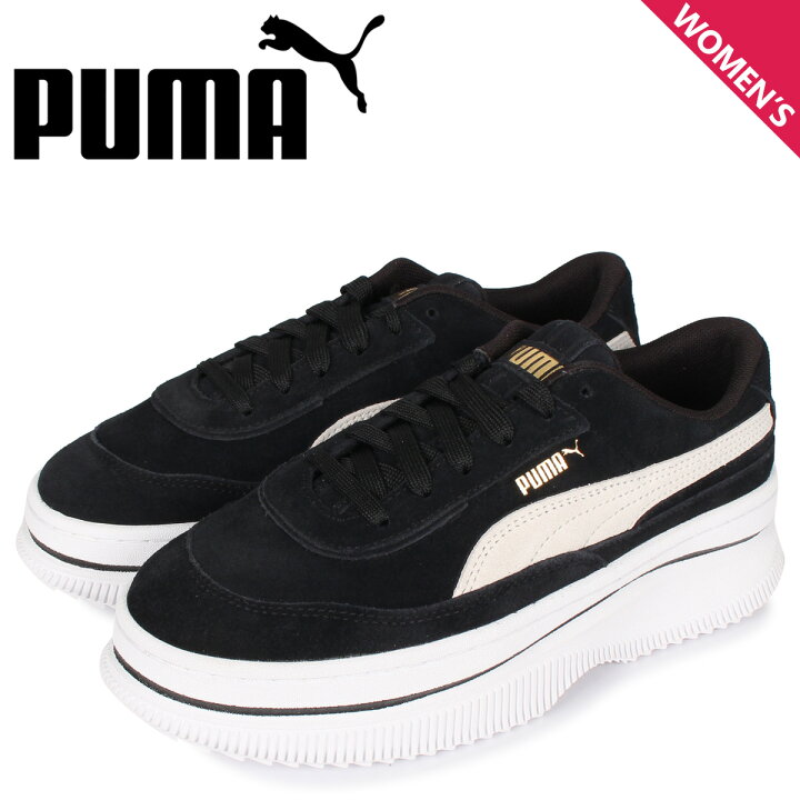 楽天市場 プーマ Puma デバ スエード スニーカー レディース デヴァ スウェード Deva Suede Wns ブラック 黒 03 シュガーオンラインショップ