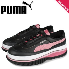 プーマ PUMA デバ ミックスド メタリック スニーカー レディース 厚底 DEVA MIXED METALLIC WMNS ブラック 黒 373920-02