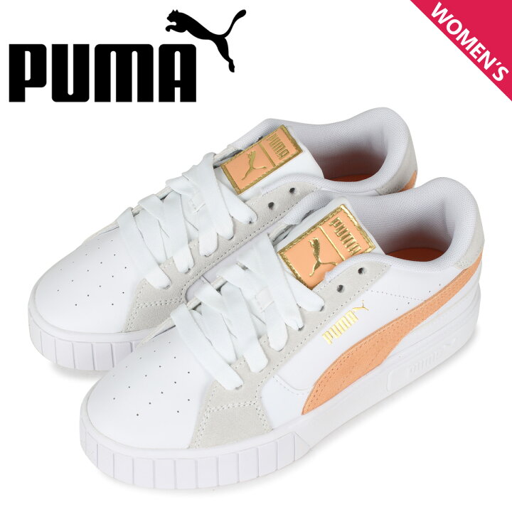 楽天市場 最大600円offクーポン プーマ Puma カリ スニーカー レディース 厚底 Cali Star Mix ホワイト 白 3802 01 シュガーオンラインショップ