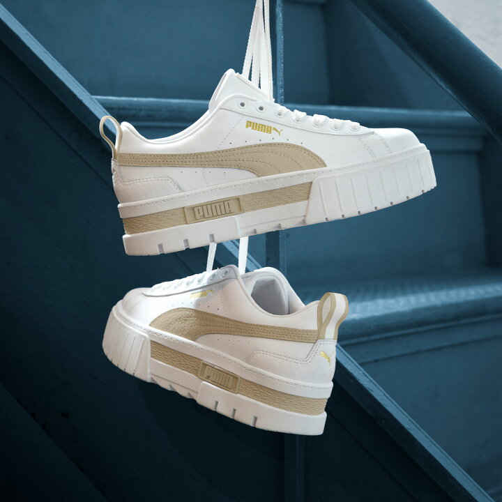 楽天市場】プーマ PUMA スニーカー レディース メイズ レザー  