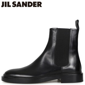 JIL SANDER ジルサンダー アンクル ブーツ メンズ サイドゴア ANKLE BOOT ブラック 黒 JI36503A 14020