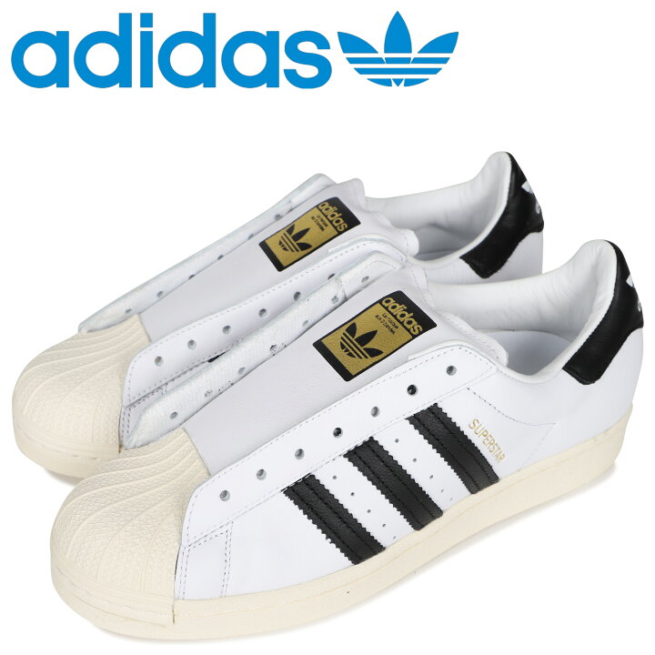 楽天市場 Adidas Originals アディダス オリジナルス スーパースター レースレス スニーカー スリッポン メンズ レディース Superstar Laceless ホワイト 白 Fv3017 シュガーオンラインショップ
