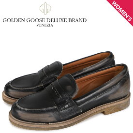 【最大1000円OFFクーポン配布中】 Golden Goose ゴールデングース コインローファー ジェリー モカシーノ レディース JERRY MOCASSINO ブラック 黒 W268-2985