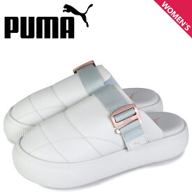 プーマ PUMA スウェード マユ サンダル クロッグサンダル ミュールL レディース 厚底 スエード SUEDE MAYU MULE L ホワイト 白 388598-02