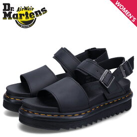 【最大1000円OFFクーポン配布中】 Dr.Martens ドクターマーチン サンダル ストラップサンダル レディース VOSS STRAP SANDALS ブラック 黒 24233001