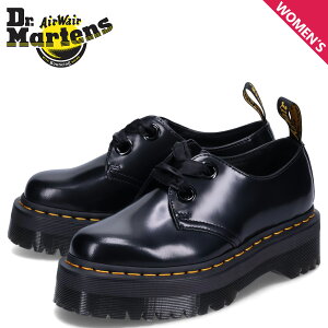 yő1000~OFFN[|sz Dr.Martens hN^[}[` V[Y vbgtH[ fB[X  HOLLY PLATFORM SHOES ubN  25234001
