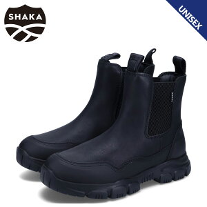 【最大1000円OFFクーポン発行中】 シャカ SHAKA ブーツ サイドゴアブーツ トレック チェルシー AT メンズ レディース TREK CHELSEA AT ブラック 黒 SK-201