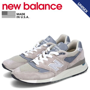 new balance �j���[�o�����X 998 �X�j�[�J�[ �����Y ���f�B�[�X D���C�Y MADE IN USA �O���[ U998GR
