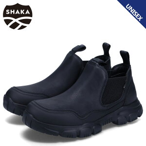 シャカ SHAKA ブーツ サイドゴアブーツ トレック ショート チェルシー メンズ レディース 撥水 TREK SHORT CHELSEA AT ブラック 黒 SK-216