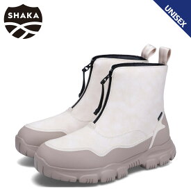 シャカ SHAKA ブーツ センタージップ トレック ジップ ブーティー メンズ レディース 撥水 TREK ZIP BOOTIE AT ベージュ SK-228