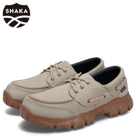 シャカ SHAKA モカシンシューズ デッキシューズ トレック キャンプ モック AT メンズ TREK CAMP MOC AT ベージュ SK-257