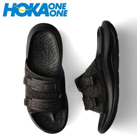 HOKA ONE ONE ホカオネオネ サンダル リカバリーサンダル スライド オラ ラックス メンズ 厚底 ORA LUXE ブラック 黒 1134150