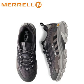 【最大1000円OFFクーポン配布中】 MERRELL メレル ハイキングシューズ スニーカー モアブ スピード 2 ゴアテックス ウォーキング メンズ MOAB SPEED 2 GORE-TEX グレー J037515