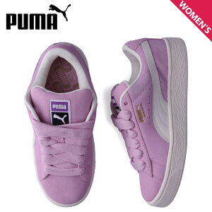 【最大1000円OFFクーポン発行中】 プーマ PUMA スウェード XL スニーカー レディース スエード SUEDE XL ライト パープル 395205-08
