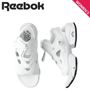 Reebok ���[�{�b�N �C���X�^�|���v�t���[���[ �W�b�v �T���_�� ���f�B�[�X ���� INSTAPUMP FURY SANDAL ZIP �z���C�g �� 100202020