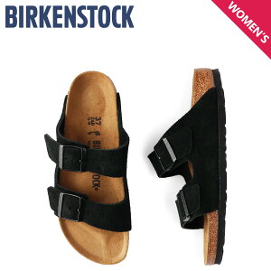 BIRKENSTOCK ビルケンシュトック アリゾナ サンダル レディース 細幅 普通幅 スエードレザー ARIZONA ブラック 黒