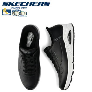 yő1000~OFFN[|sz SKECHERS XPb`[Y XbvCY Em C[W[ GA nYt[ Xj[J[ Y SLIP-INS UNO-EASY AIR ubN  183005