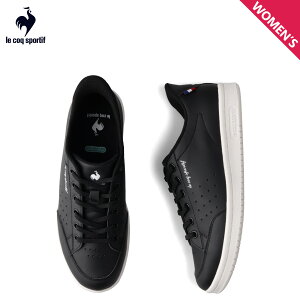 【最大1000円OFFクーポン発行中】 le coq sportif ルコック スポルティフ スニーカー ラ ローラン SI レディース 2Eワイズ LA ROLAND SI ブラック 黒 QL3XJC06BW