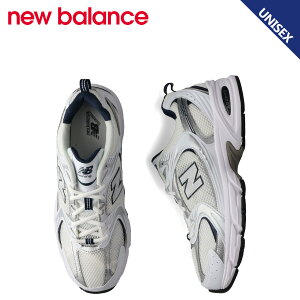 new balance �j���[�o�����X 530 �X�j�[�J�[ �����Y ���f�B�[�X D���C�Y �z���C�g �� MR530SG