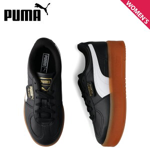 【最大1000円OFFクーポン発行中】 プーマ PUMA スニーカー パレルモ エレベータ レザー レディース PALERMO ELEVATA LTH ブラック 黒 400461