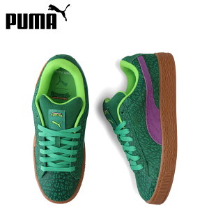 【最大1000円OFFクーポン発行中】 プーマ PUMA スウェード スニーカー メンズ スエード SUEDE XL TMNT グリーン 401304-01