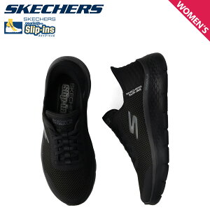 SKECHERS XPb`[Y XbvCY S[EH[N tbNX Xj[J[ Xj[J[ fB[X SLIP-INS GO WALK FLEX-GRAND ENTRY ubN  124836