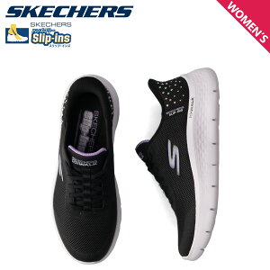 SKECHERS XPb`[Y XbvCY S[EH[N tbNX NX^ Xj[J[ fB[X SLIP-INS GOWALK FLEX-KRYSTA ubN  125502
