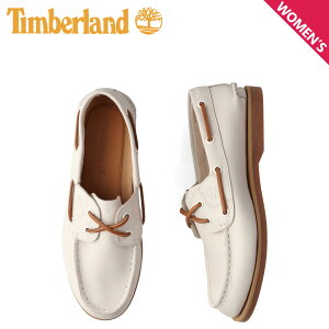 Timberland �e�B���o�[�����h �f�b�L�V���[�Y ���f�B�[�X 2 EYE CLASSIC BOAT �z���C�g �� A2Q9X-ETD