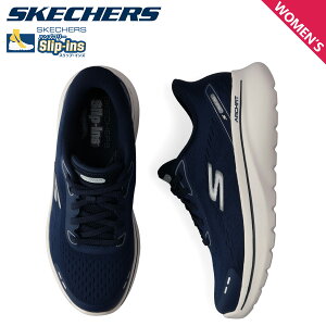 SKECHERS XPb`[Y XbvCY bNXhtBbg S[EH[N A[`tBbg NWC Xj[J[ fB[X SLIP-INS RELAXED FIT GO WALK ARCH FIT N JOY lCr[ 125840-NVW