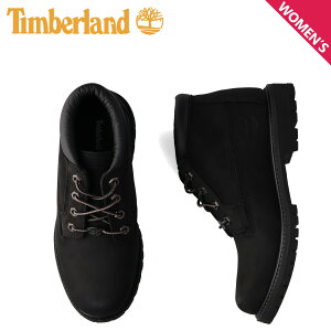 Timberland �`���b�J ���f�B�[�X �e�B���o�[�����h �u�[�c WOMENS NELLIE WATERPROOF CHUKKA BOOTS 23398 W���C�Y �h�� �u���b�N �� ��̓�
