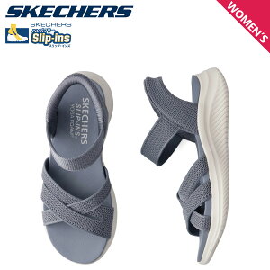 SKECHERS �X�P�b�`���[�Y �X���b�v�C���Y �E���g�� �t���b�N�X 3.0 �t�H�[�G�o�[ �x�^�[ �T���_�� �X�g���b�v�T���_�� ���f�B�[�X HANDS FREE SLIP-INS ULTRA FLEX 3.0 SANDAL FOREVER BETTER �l�C�r�[ 164085