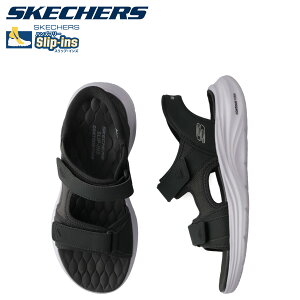 SKECHERS �X�P�b�`���[�Y �X���b�v�C���Y �R���c�A�[ �t�H�[�� �T���_�� �U�C�_�[ �T���_�� �X�g���b�v�T���_�� �����Y HANDS FREE SLIP-INS CONTOUR FOAM SANDAL ZAYDER �u���b�N �� 232799