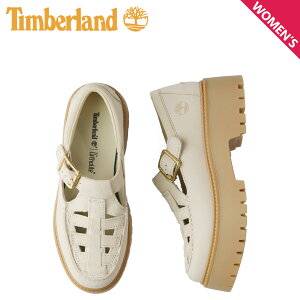 Timberland �e�B���o�[�����h �V���[�Y �X�g�[�� �X�g���[�g �o�b�N�� ���f�B�[�X �v ���U�[ �{�v ���� STONE STREET BUCKLE �z���C�g �� A4188