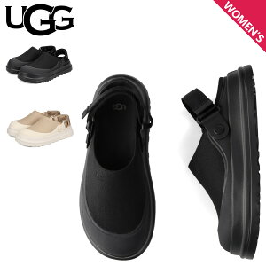 �A�O UGG �T���_�� �N���b�O�T���_�� �S�[���f���O���E �L�����o�X�N���b�O ���f�B�[�X ���� GOLDENGLOW CANVAS CLOG �u���b�N �x�[�W�� �� 1175295