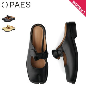 �y�C�Y PAES �T���_�� �~���[�� ���� ���f�B�[�X �y�� 20257 BOW-KNOT MULE �u���b�N �C�G���[ ��