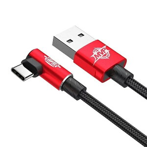 �y�����_�t���f�[ �S�i P5�z Baseus MVP Elbow �Q�[�~���O�P�[�u�� USB-A to Type-C 2A 1m ���b�h CATMVP-A09 �P�[�u�� L�� 90�x �Q�[�~���O 2A �[�d USB-A Android 1m �ԐF �� �x�[�X�A�X �Q�[���P�[�u��