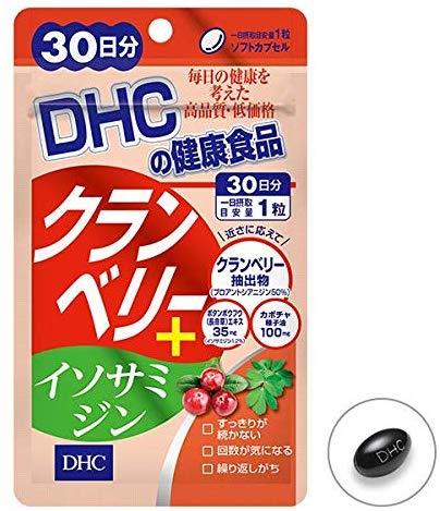 DHC クランベリー＋イソサミジン 30日分 （30粒） ディーエイチシー クランベリー 長命草 クエン酸 サプリメント 健康食品 粒タイプ