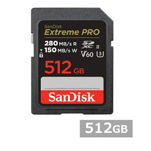 TfBXN SDJ[h SDXC SDSDXEP-512G-GN4IN Extreme PRO 512GB Sandisk SDXCJ[h V60 UHS-II J fWJ rfIJ p\R sAi